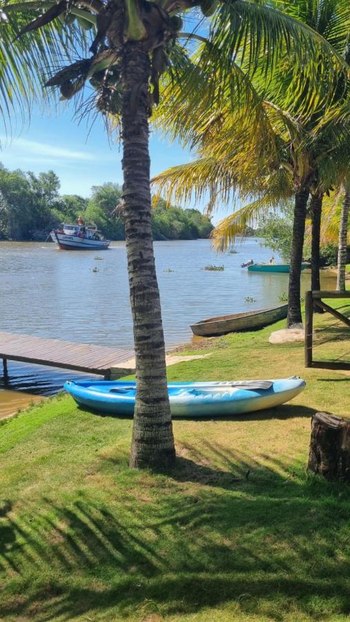 Villa Casa Amarela Beira Rio Guriri à São Mateus Extérieur photo