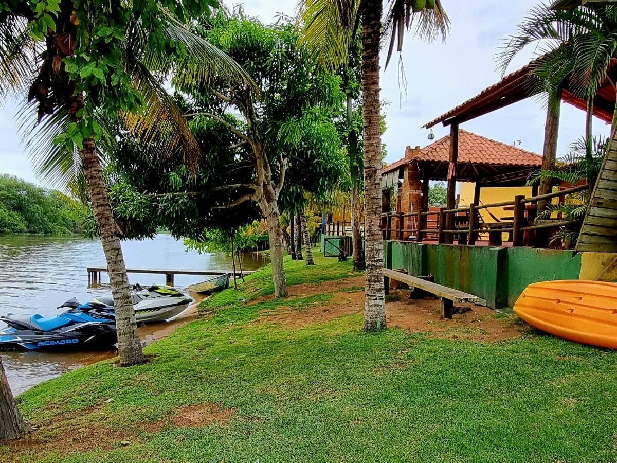 Villa Casa Amarela Beira Rio Guriri à São Mateus Extérieur photo